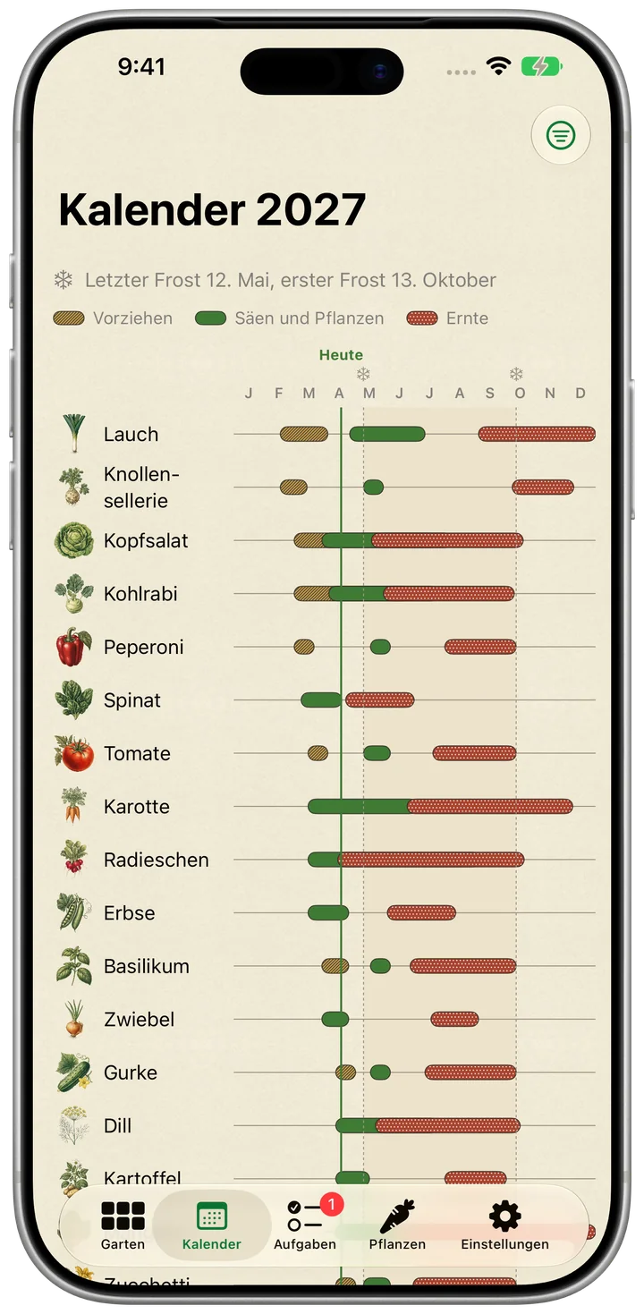 Beet auf dem iPhone