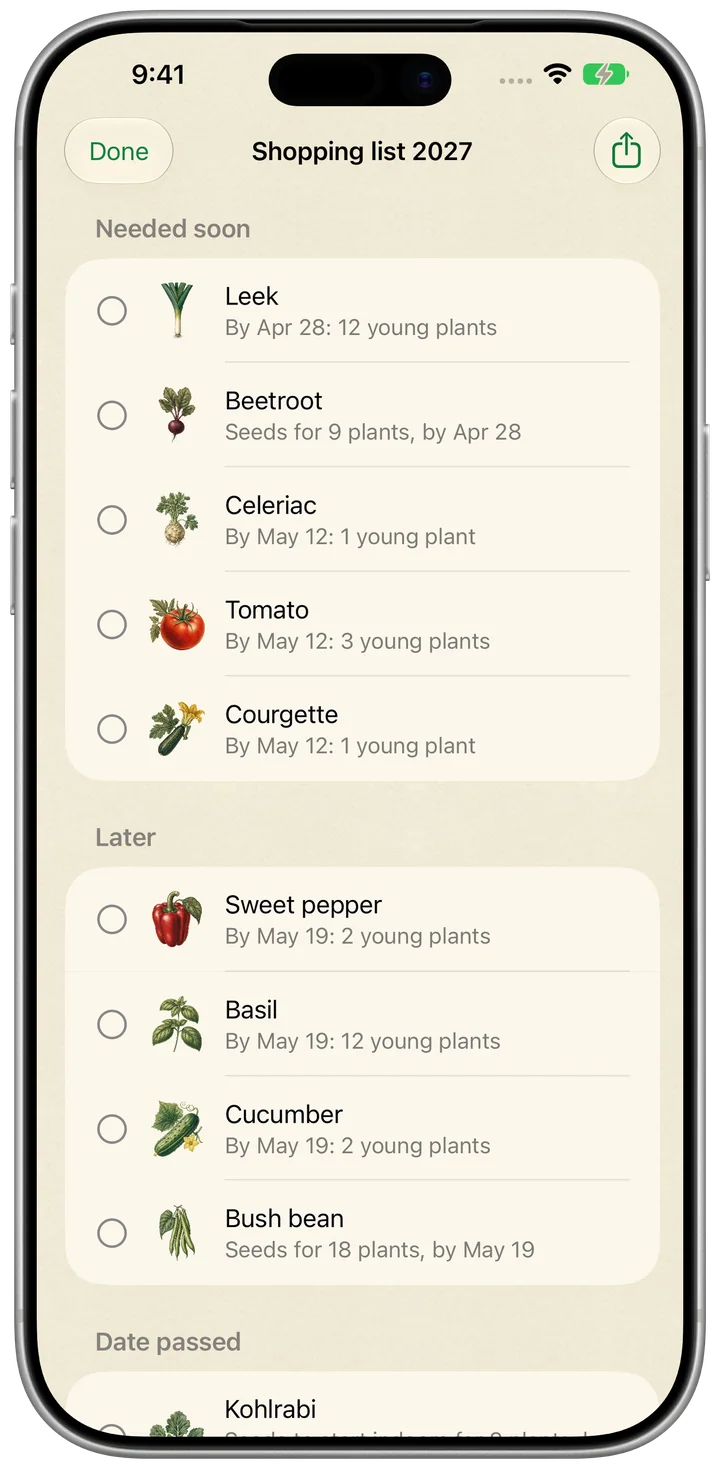 Beet on iPhone