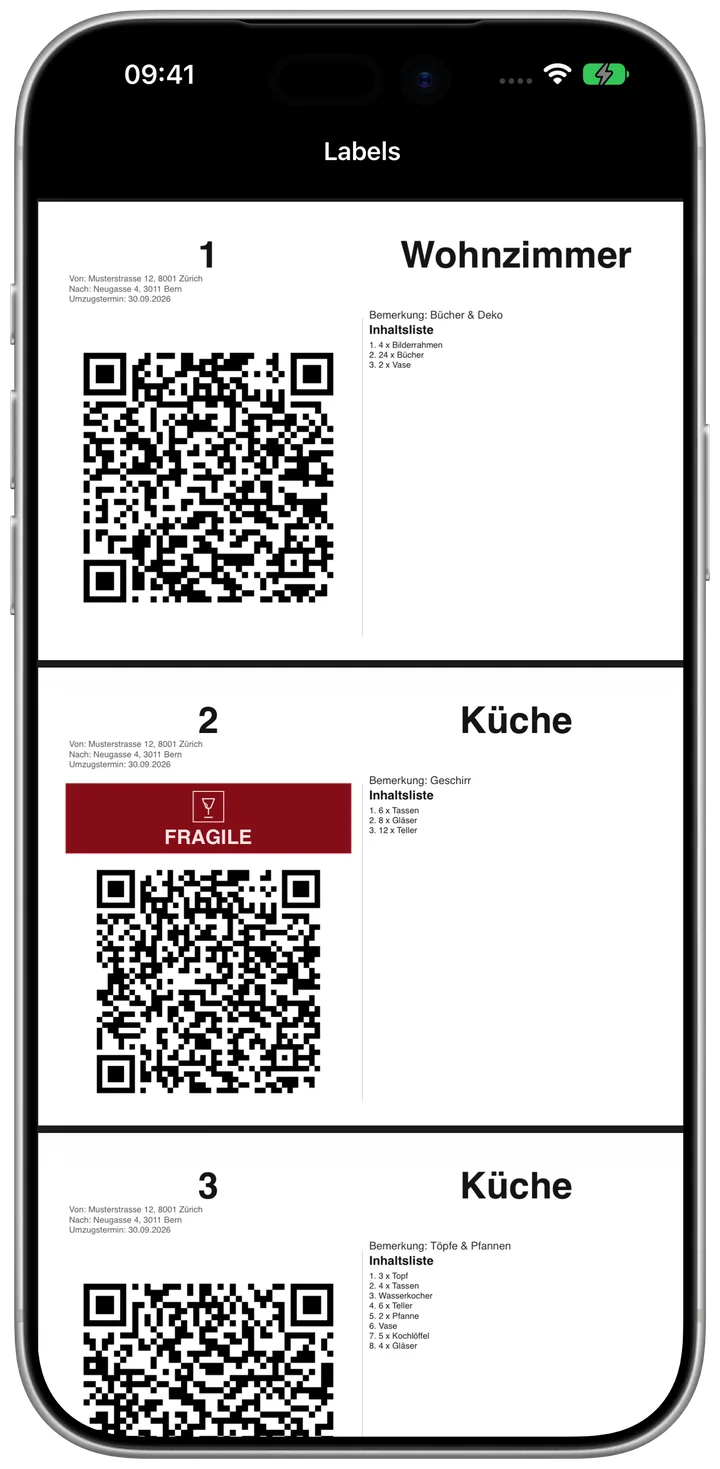 Homeshift auf dem iPhone