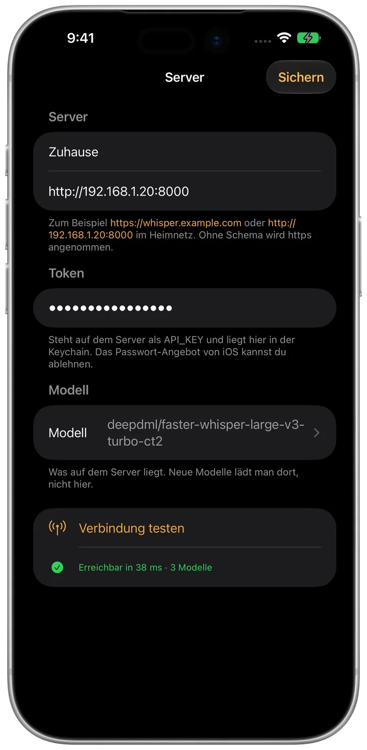 Murmel auf dem iPhone