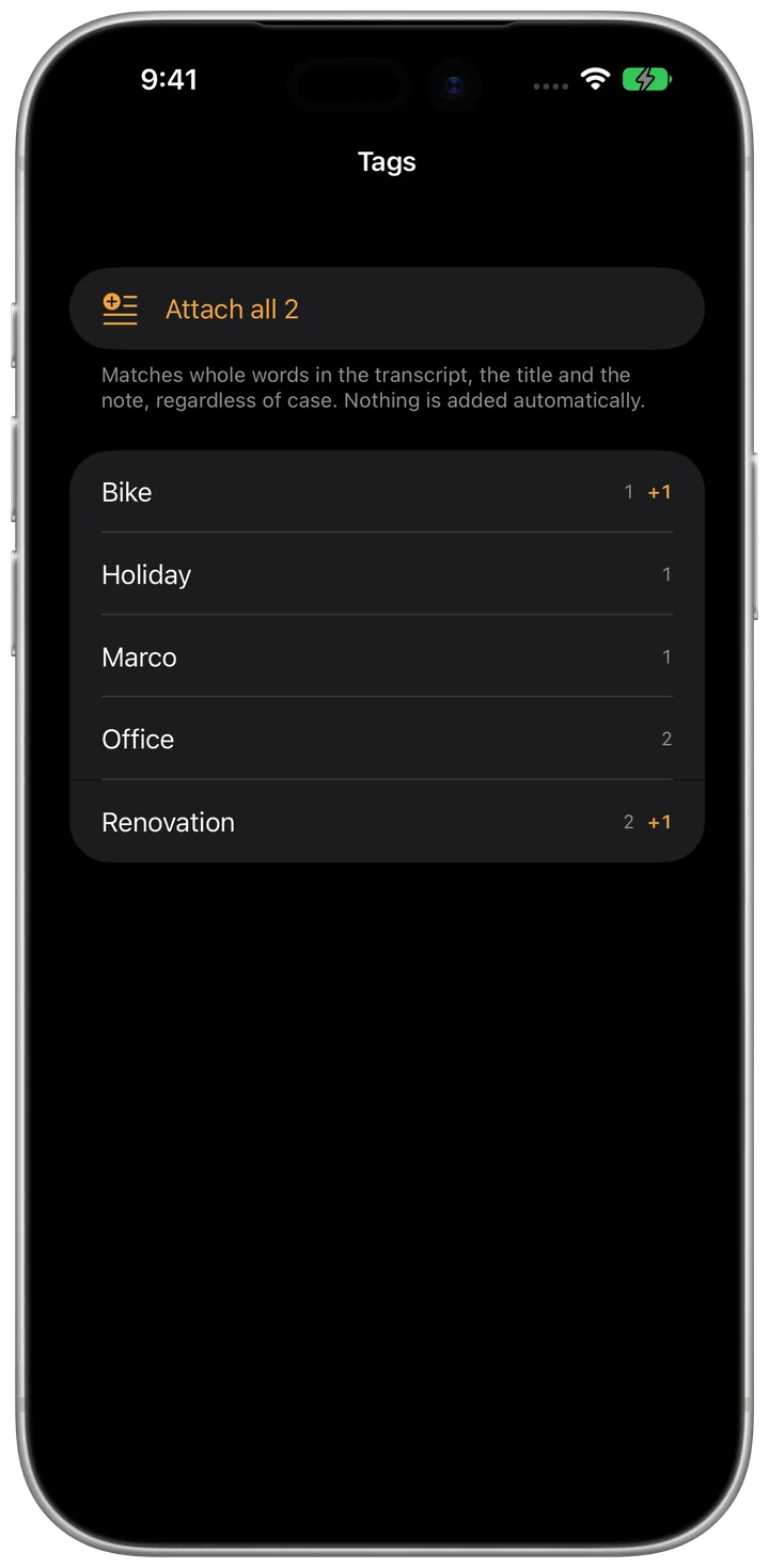 Murmel on iPhone